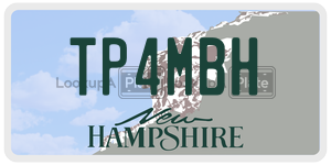 TP4MBH  license plate in NH