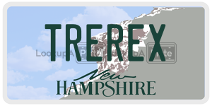 TREREX  license plate in NH
