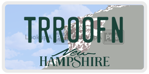 TRROOFN  license plate in NH