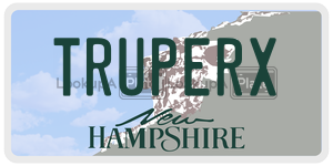 TRUPERX  license plate in NH