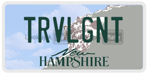 TRVLGNT  license plate in NH