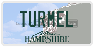 TURMEL  license plate in NH