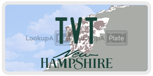 TVT  license plate in NH