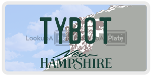 TYBOT  license plate in NH