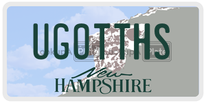 UGOTTHS  license plate in NH