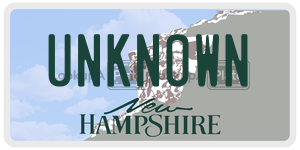 UNKNOWN  license plate in NH