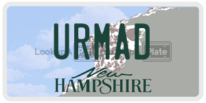 URMAD  license plate in NH