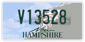 V13528  license plate in NH