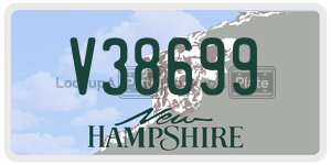 V38699  license plate in NH