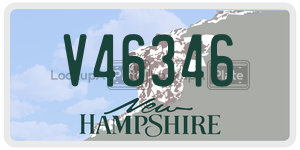 V46346  license plate in NH