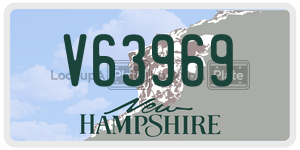 V63969  license plate in NH