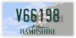 V66198  license plate in NH