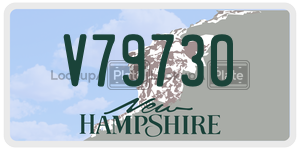 V79730  license plate in NH