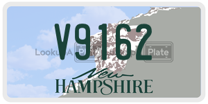 V9162  license plate in NH