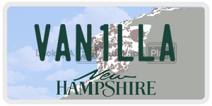 VAN1LLA  license plate in NH