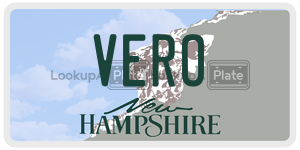 VERO  license plate in NH