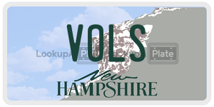VOLS  license plate in NH