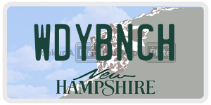 WDYBNCH  license plate in NH