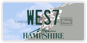 WES7  license plate in NH