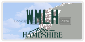WMLH  license plate in NH