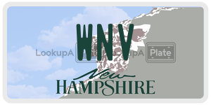 WNV  license plate in NH