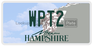 WPT2  license plate in NH