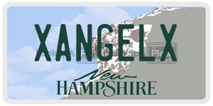 XANGELX  license plate in NH