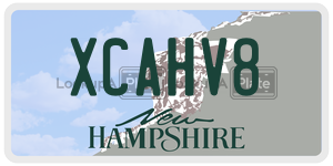 XCAHV8  license plate in NH