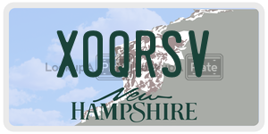 XOQRSV  license plate in NH