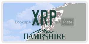 XRP  license plate in NH