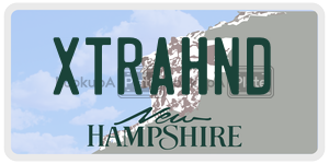 XTRAHND  license plate in NH