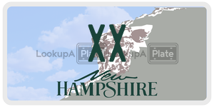 XX license plate in New Hampshire