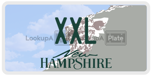 XXL  license plate in NH