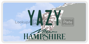 YAZY  license plate in NH