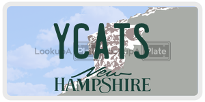 YCATS  license plate in NH