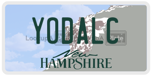 YODALC  license plate in NH