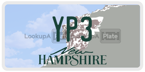 YP3  license plate in NH