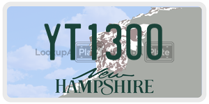 YT13OO  license plate in NH