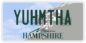 YUHMTHA  license plate in NH