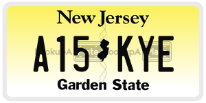 A15KYE  license plate in NJ