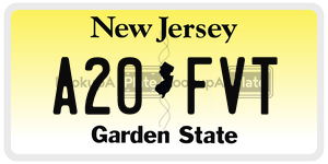 A20FVT  license plate in NJ