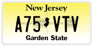 A75VTV  license plate in NJ