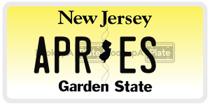 APRES  license plate in NJ