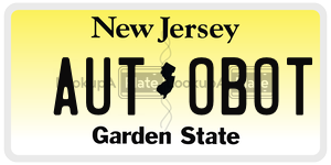AUTOBOT license plate in New Jersey