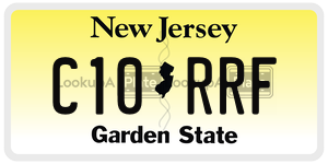 C10RRF  license plate in NJ