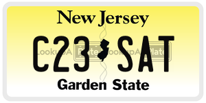 C23SAT  license plate in NJ