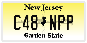 C48NPP  license plate in NJ