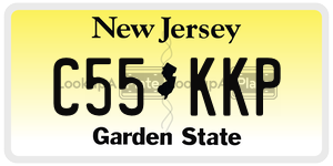 C55KKP  license plate in NJ