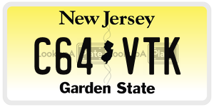 C64VTK  license plate in NJ