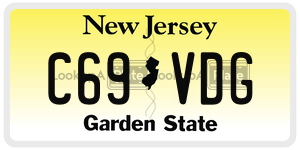 C69VDG  license plate in NJ